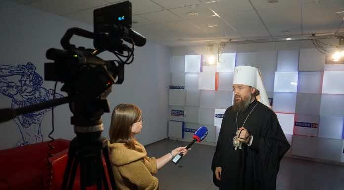 Митрополит Григорий посетил телеканал «Россия. Кубань»