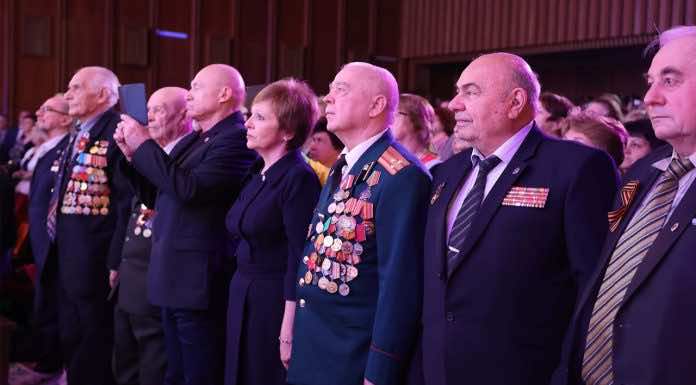 Видеосюжет. Протоиерей Александр Игнатов поздравил с 35-летием Краевую общественную организацию ветеранов