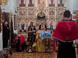 В Свято-Георгиевском храме города Хадыженска состоялась присяга казаков