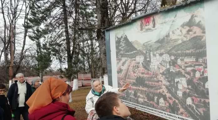Учащиеся казачьего класса школы села Львовского совершили паломничество в Михайло-Архангелький монастырь