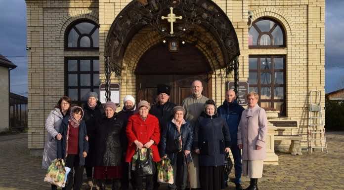 В станице Северской прошла встреча членов семей военнослужащих со священником