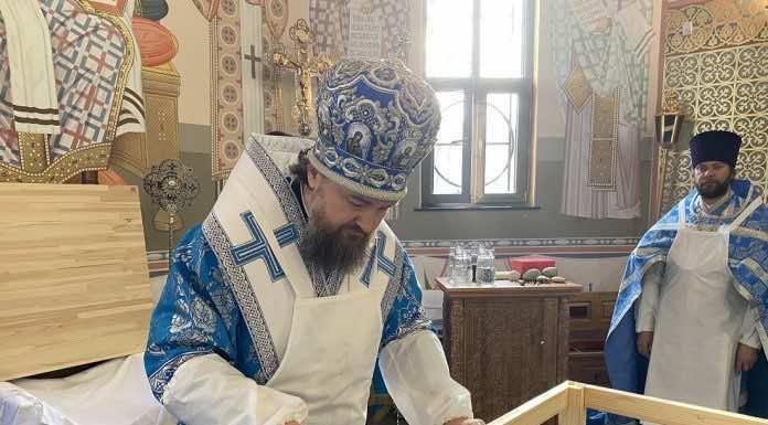 Митрополит Григорий совершил чин Великого освящения Свято-Андреевского храма города Краснодара