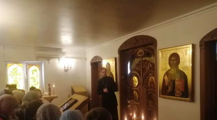 Храм святого Пантелеимона Целителя посетили учащиеся казачьего класса школы № 93