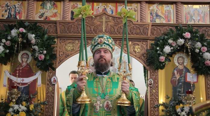 В первый день Нового года митрополит Григорий совершил Литургию в храме преподобного Илии Муромского