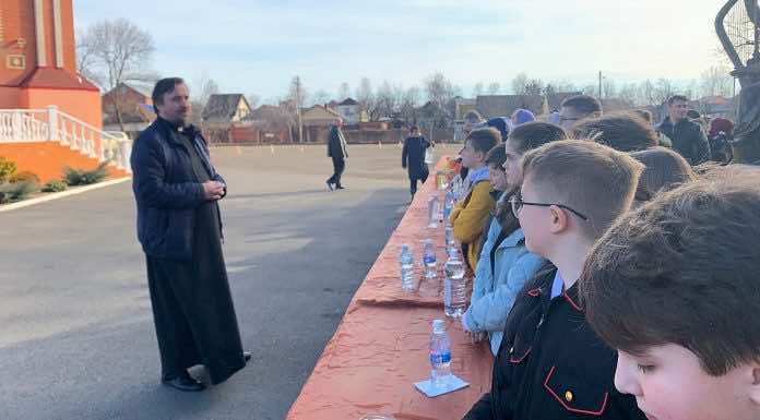 В храме Вознесения Господня в Пашковке прошел открытый урок для казачьих классов