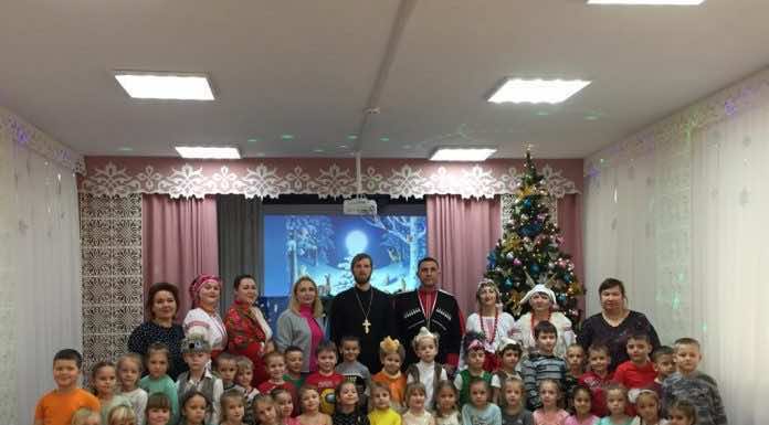 Праздник Рождества Христова в детском саду № 205 станицы Елизаветинской