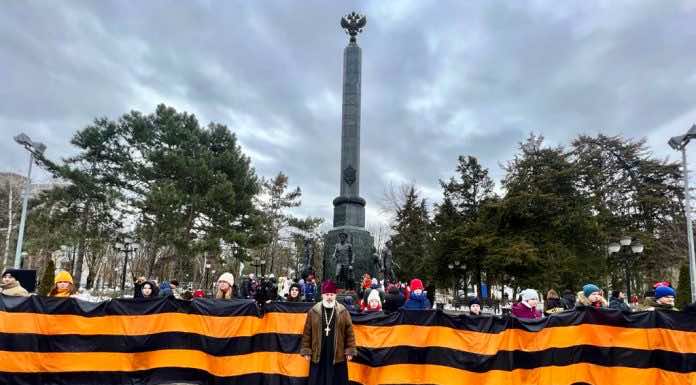 Священник принял участие в автопробеге в честь 80-летия освобождения города Краснодара