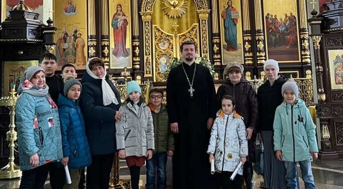 Храм Святого Духа посетили учащиеся коррекционного класса