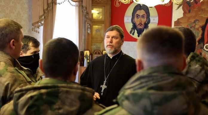 Видеосюжет. От храма Рождества Христова передано спецоборудование в зону СВО