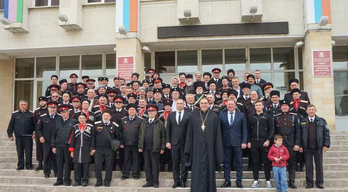 Благочинный принял участие в отчетно-выборном казачьем сборе в станице Динской