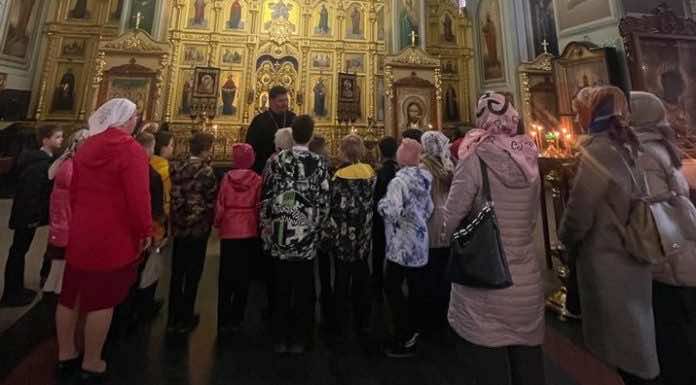 Храм в станице Новотитаровской посетили второклассники школы № 29