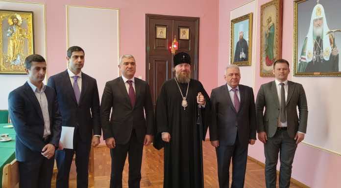 Митрополит Григорий встретился с Чрезвычайным и полномочным послом Республики Армения