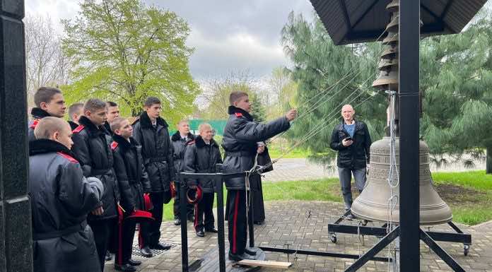 Храм Святого Духа посетили кадеты Кубанского казачьего кадетского корпуса