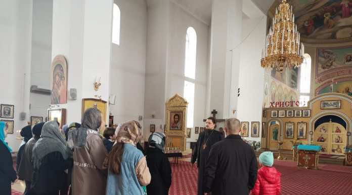 Храм Вознесения Господня в Пашковке посетили казачата из школы № 60