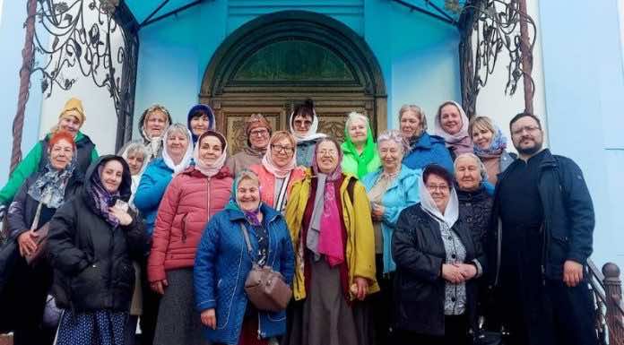 Храм Покрова Пресвятой Богородицы посетила группа паломников из Кропоткина