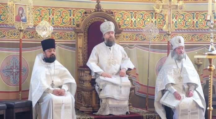 Митрополит Григорий возглавил престольный праздник храма Вознесения Господня в Пашковке