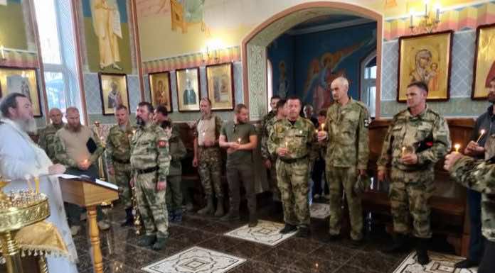 В храме хутора Крупской совершена панихида по казакам-участникам СВО