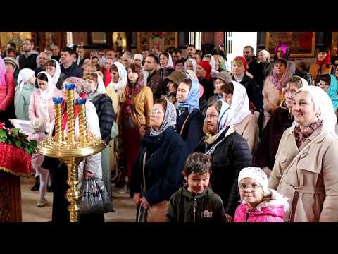 Видеосюжет. Престольный праздник Жен-мироносиц в храме Рождества Христова