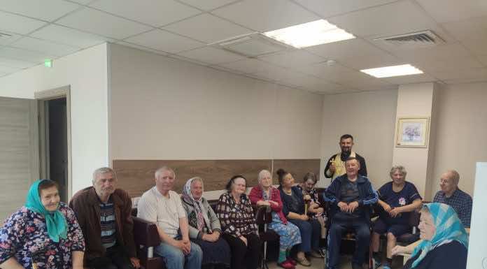 Священник посетил геронтологический центр «Екатеринодар»