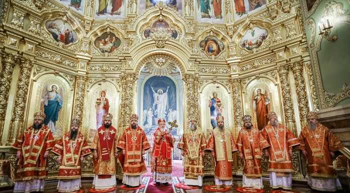 Божественная литургия в кафедральном соборе Ставрополя в день памяти святителя Игнатия Брянчанинова