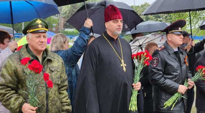 Священнослужители Екатеринодарской епархии приняли участие в памятных мероприятиях в честь Дня Победы