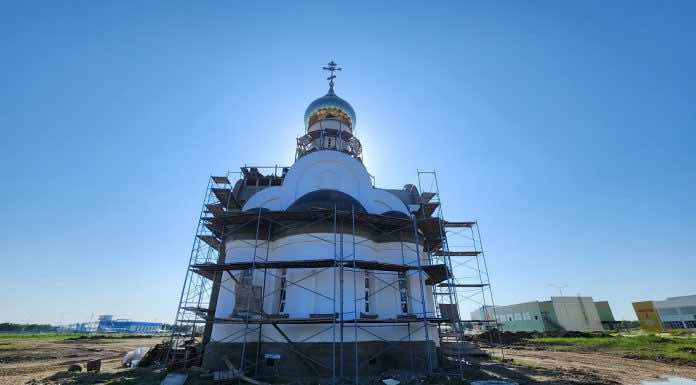 В станице Старомышастовской строится храм в честь святого мученика Иоанна Воина