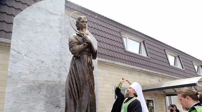 Митрополит Григорий освятил памятник святому праведному Иоанну Русскому в Краснодаре