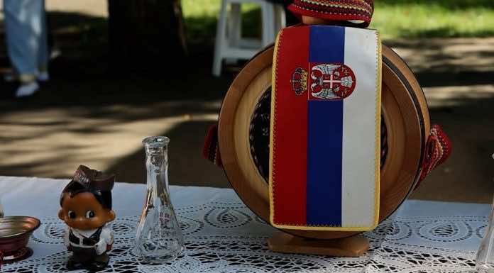 Видеосюжет. Руководитель епархиального отдела образования посетил сербский праздник