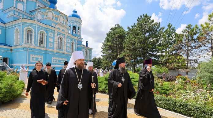 Видеосюжет. Празднование 10-летия образования Ейской епархии. Слово митрополита Григория