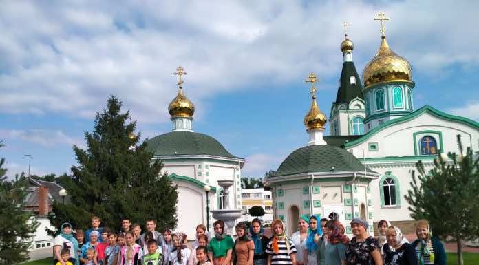 Свято-Троицкий храм станицы Динской посетили школьники из Тимашевска