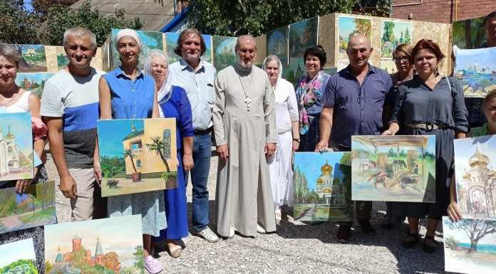 В хуторе Трудобеликовский прошел пленер-проект «Русская Атлантида-2023. Кубань»