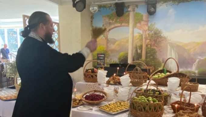 В праздник Преображения Господня в санаториях Горячего Ключа освятили новый урожай