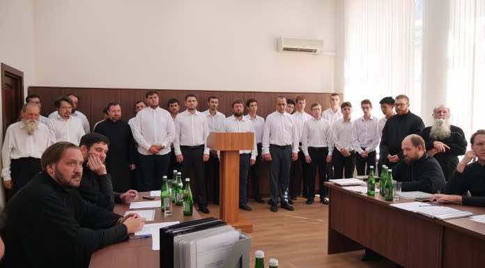 В Екатеринодарской духовной семинарии прошли вступительные экзамены
