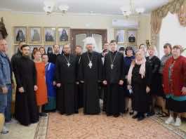 Митрополит Григорий попрощался с сотрудниками Екатеринодарского епархиального управления