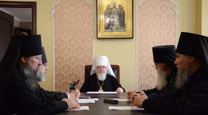 Митрополит Кирилл возглавил заседание Архиерейского совета Кубанской митрополии