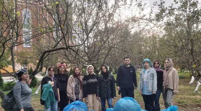 Студенты Пашковского сельскохозяйственного колледжа провели субботник на территории храма
