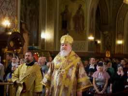 Митрополит Кирилл возглавил воскресную Литургию в Свято-Екатерининском соборе Краснодара