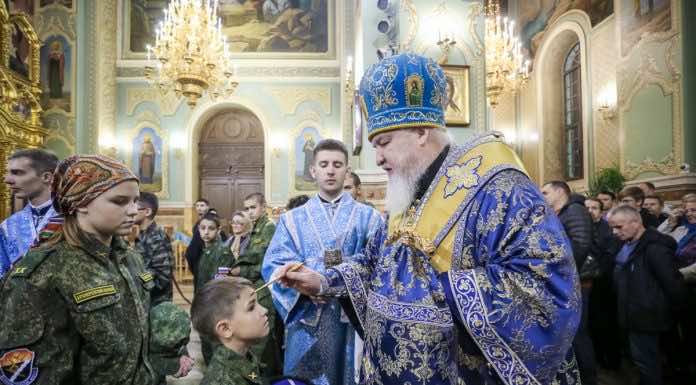 Митрополит Кирилл совершил всенощное бдение в Казанском кафедральном соборе Ставрополя