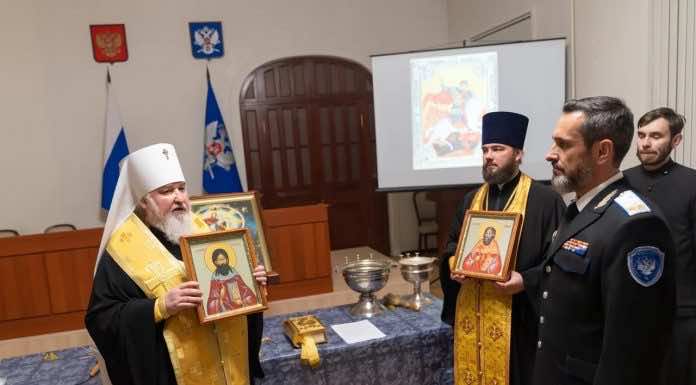 Митрополит Кирилл освятил штаб Всероссийского казачьего войска