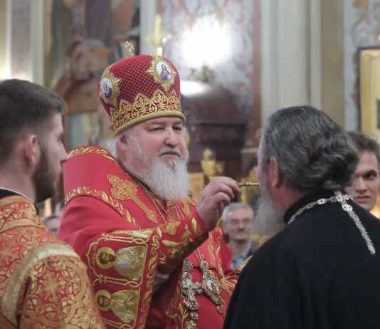 Митрополит Кирилл совершил Всенощное бдение в канун празднования 10-летия Кубанской митрополии