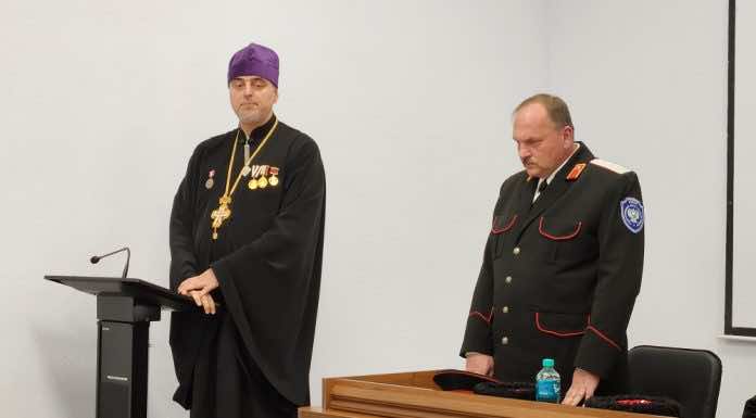 Благочинный 14-го Динского округа принял участие в выборах атамана хуторского казачьего общества