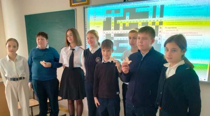 Ученики казачьего класса побывали на занятии Духовно-просветительского центра станицы Динской