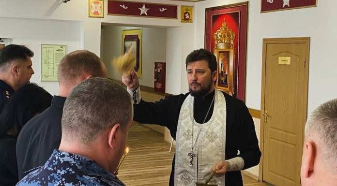 Праздничный молебен состоялся в ГУ Росгвардии по Краснодарскому краю