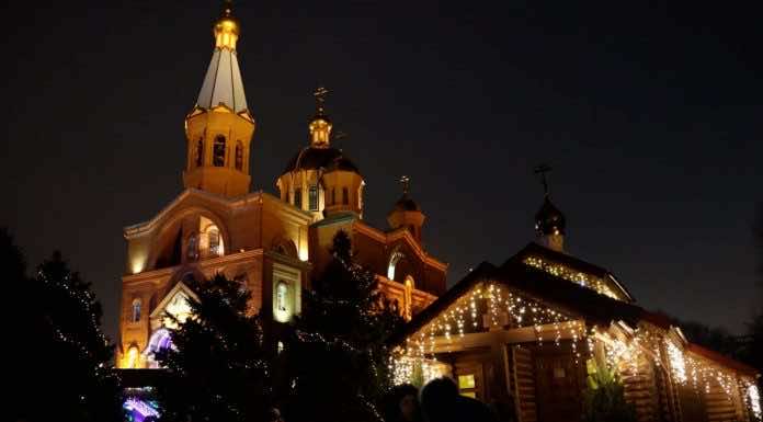 Видеосюжет. Престольный праздник в храме Рождества Христова в Краснодаре