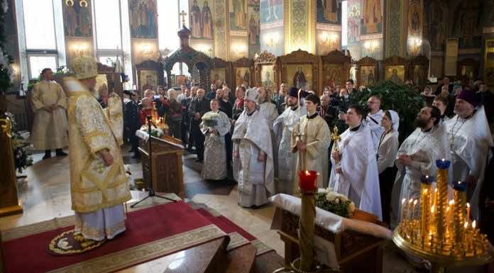 Видеосюжет. Литургия в праздник Собора Пресвятой Богородицы