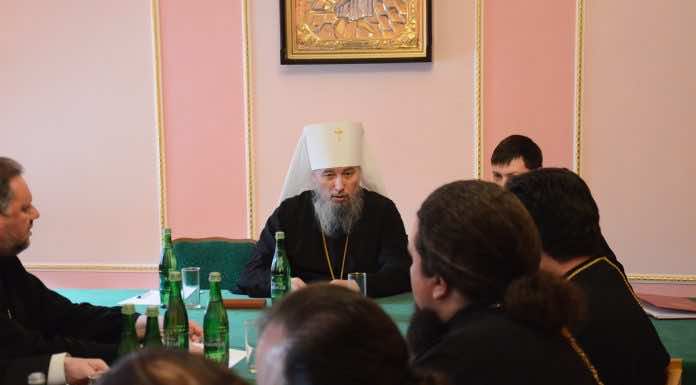 Митрополит Василий возглавил первое в 2024 году заседание Епархиального совета