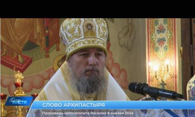 Проповедь митрополита Василия в день Собора Пресвятой Богородицы