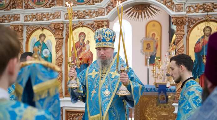 Митрополит Василий совершил Божественную Литургию в женском монастыре «Нерушимая Стена» г. Апшеронска