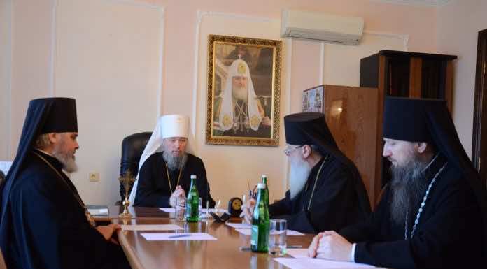 Митрополит Василий возглавил первое заседание Архиерейского совета Кубанской митрополии