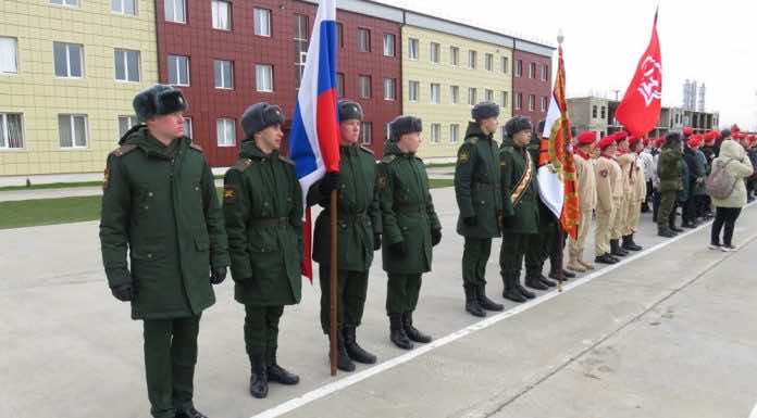 Иерей Максим Белов побывал на присяге юнармейцев Северского района